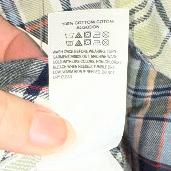 Lucky Brand Men's Indigo long sleeve Western Shirt Multi XL $90 - Picture 8 of 9